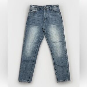 Kancan Jeans Women's Size 11/29 Straight Blue Denim Stretch Pants